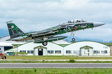 Japanese McDonnell Douglas F-15DJ Eagle takes off. by Jaap van den Berg