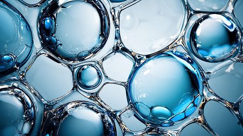 Abstracte waterbellen