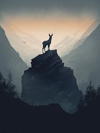 Simplicité | cerf | beaux-arts