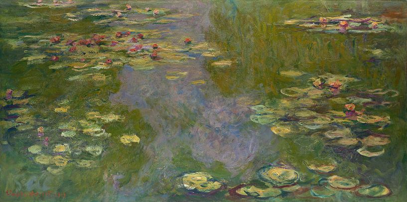 Wasser-Lilien, Claude Monet von Meesterlijcke Meesters