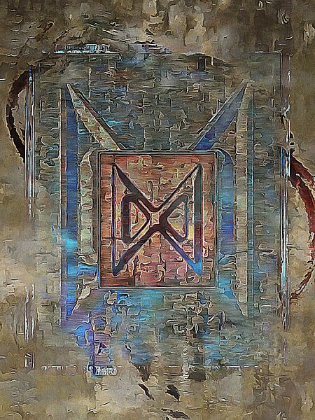 Dagaz Rune Character by Dorothy Berry-Lound