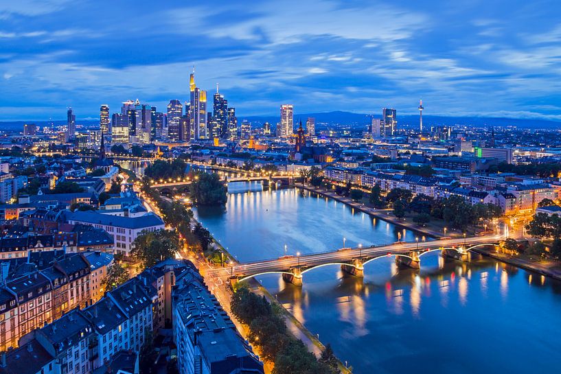 Skyline Francfort-sur-le-Main par Heiko Lehmann