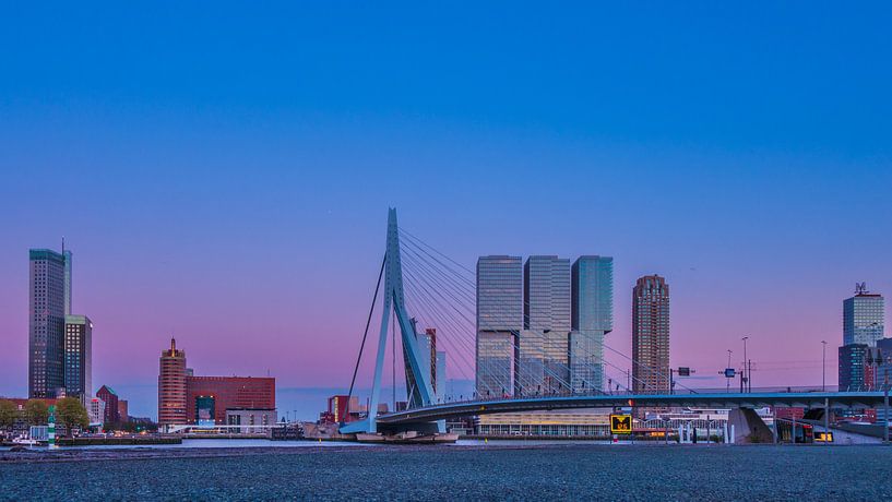 Skyline Rotterdam van Jelmer van Koert
