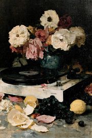 Vinyl flowers by Franka Poulain