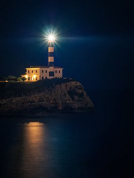 Lighthouse of Portocolom (Majorca) by Alexander Voss