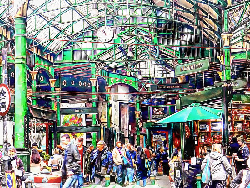Borough Market London by Dorothy Berry-Lound