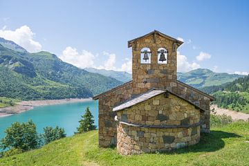 Chapelle de Roselend, Franse Alpen - natuur en reisfotografie.