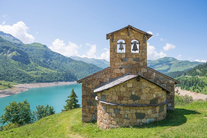 Chapelle de Roselend, French Alps by Christa Stroo photography