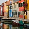 Gekleurde huizen in Burano van Barbara Brolsma