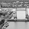 Le pont levant de Rotterdam sur Michèle Huge