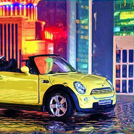 Mini Cabrio - Yellow by DeVerviers