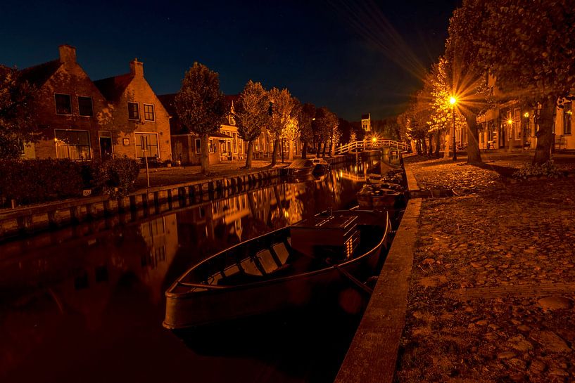 The historic town of Sloten in Friesland in the evening by Eye on You