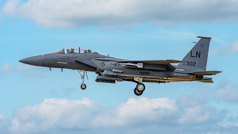 U.S. Air Force F-15E Strike Eagle. by Jaap van den Berg