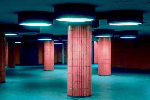 Berlijn - Beroemde metro op Messedamm