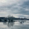 Nijmegen bij hoog water van Geert Klein Breteler