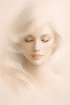 Ätherisches Gelassenheitsporträt