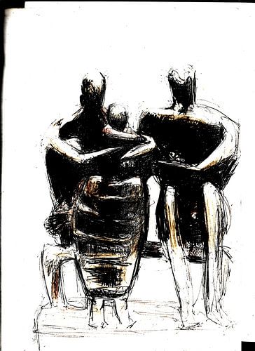 STATUE FAMILIE DUNKEL