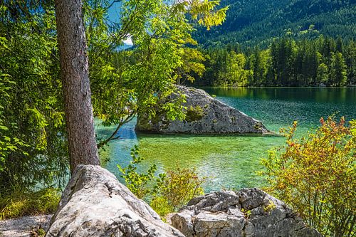 Détente au lac Hintersee à Ramsau