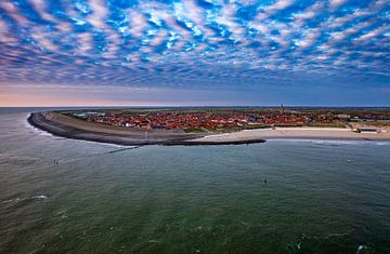 Drone panorama Westkapelle van MSP Canvas