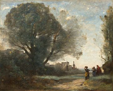 Souvenir van Terracina, Jean-Baptiste-Camille Corot