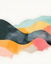 Bunte Wellen von But First Framing Miniaturansicht