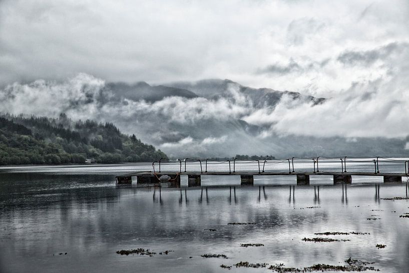 Loch Leven, nabij Glencoe, Schotland van Jan Sportel Photography