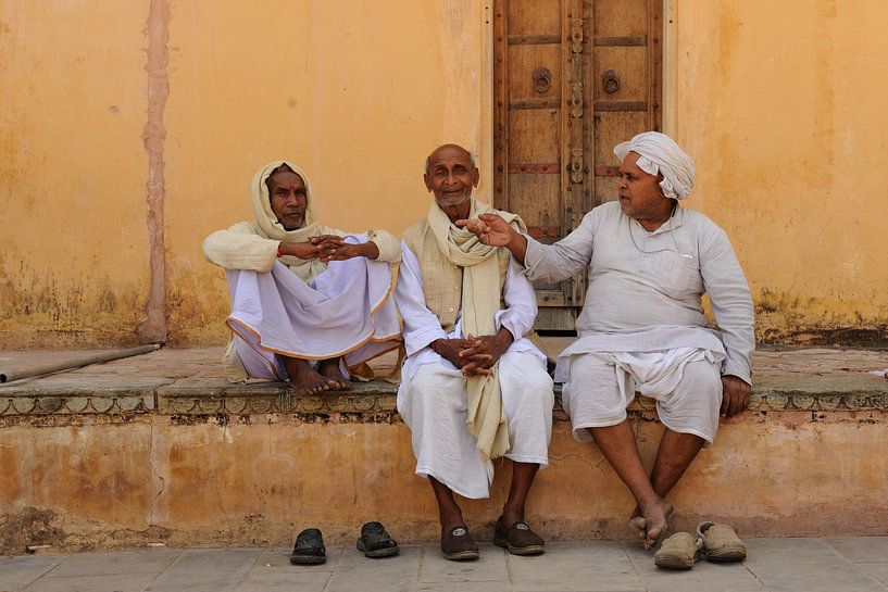 Les hommes en Inde rattrapent leur retard à Jaipur par Gonnie van de Schans
