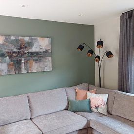 Photo de nos clients: Morning Fjord Rifle Green, Silvia Vassileva par Wild Apple, sur ArtFrame