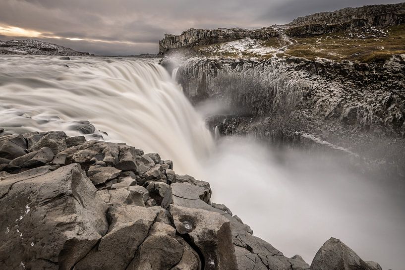 Dettifoss in noord IJsland, de kampioen van de Europese watervallen van Gerry van Roosmalen