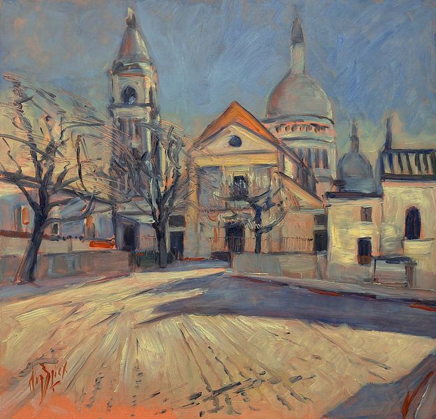 Sacre Coeur Place du Tertre by Nop Briex