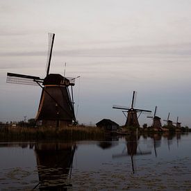 Les moulins à vent de Kinderdijk sur bart vialle