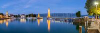 Harbour entrance Lindau on Lake Constance