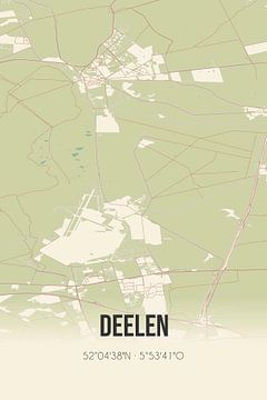 Carte ancienne de Deelen (Gueldre) sur Rezona