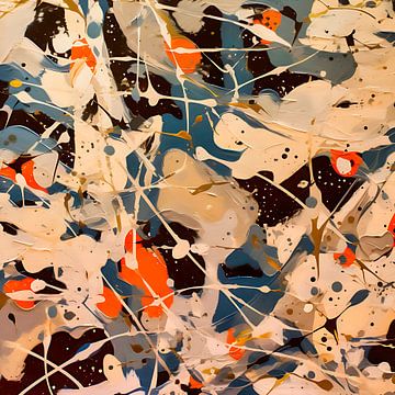 Inspiré par Jackson Pollock sur Harry Hadders
