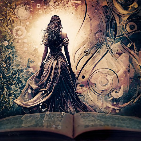 The fantasy world from my book by Helga Blanke