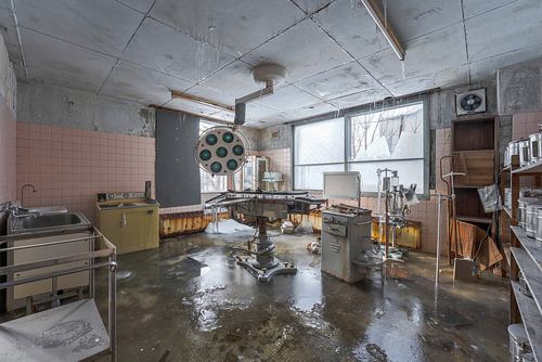 abandoned, frozen operating theatre by Ivana Luijten