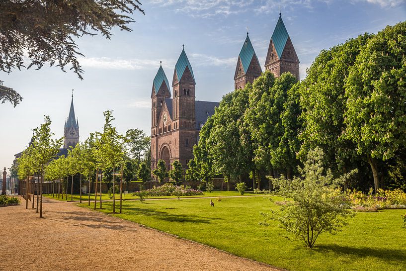 Erlöserkirche in Bad Homburg vor der Höhe van Christian Müringer