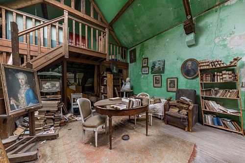 Abandoned art workshop