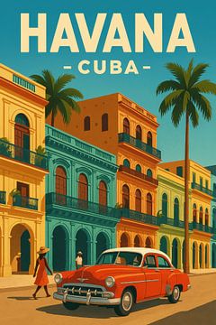 La Havane sur Poster Art Shop