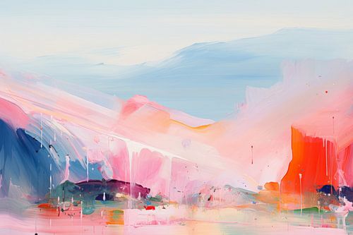 Bunte abstrakte Landschaft