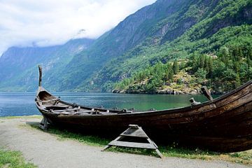 Origineel vikingschip van Frank's Awesome Travels