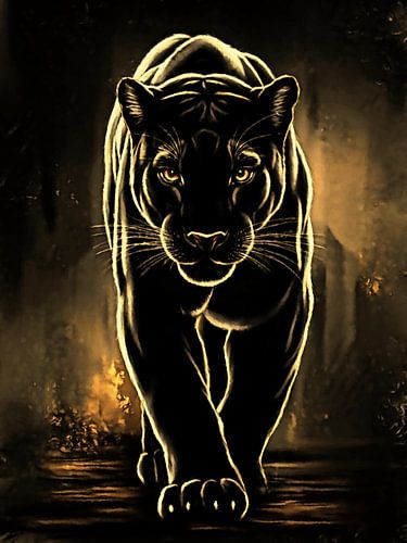 My modern black panther design