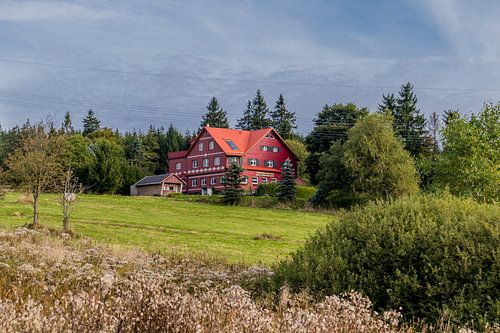 Un beau paradis pour les randonneurs sur le Rennsteig/Forêt de Thuringe