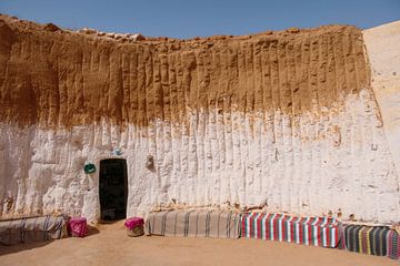 Berber huis, Matmata, Tunesië van Bernardine de Laat