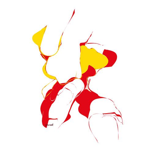 Abstracte kunst JM0492op
