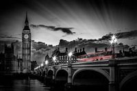 LONDRES Pont de Westminster au coucher du soleil | Colorkey 