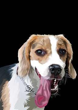 Beagle dog vector von IHSANUDDIN .