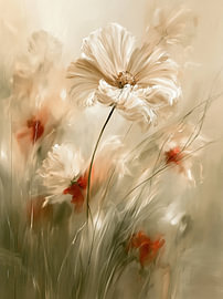 A Splendour of Flowers in Soft Shades by Imagine