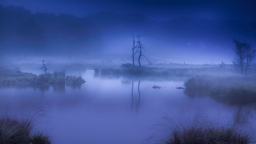Hatertse vennen bij avond met spooky sfeer by Michel Seelen