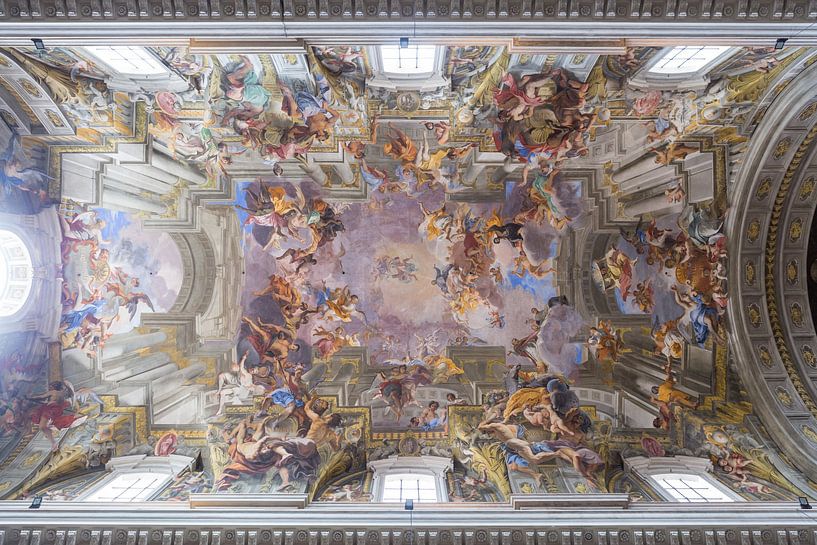 Italy, Rome: Sant'Ignazio di Loyola in Campo Marzio by Marcel Bil